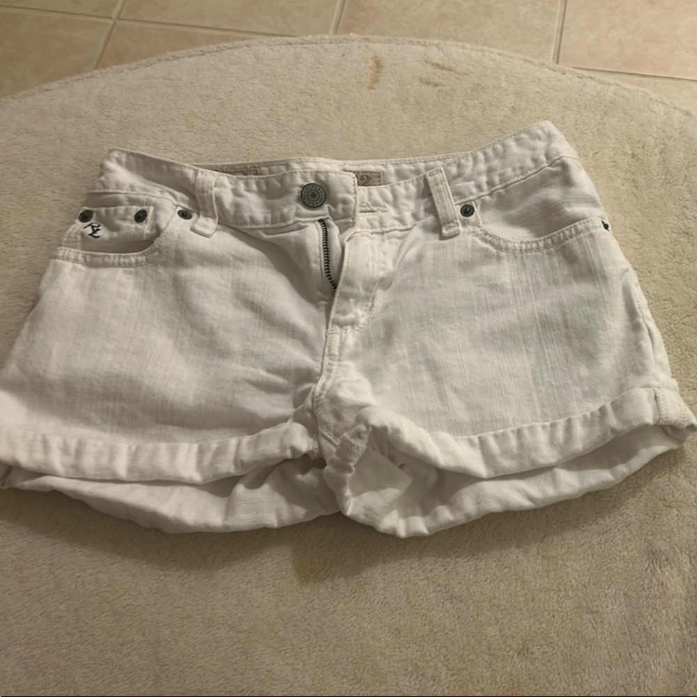 Ralph Lauren White Jean Shorts